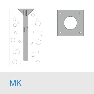 Фундамент МК 1000(900)+М30×1500/20